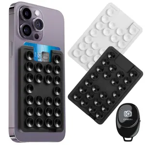 Phone Holder & Remote Control, Silicone Suction Cup Phone Holder with Remote Control, Universal Phone Accessories for iPhone & Android