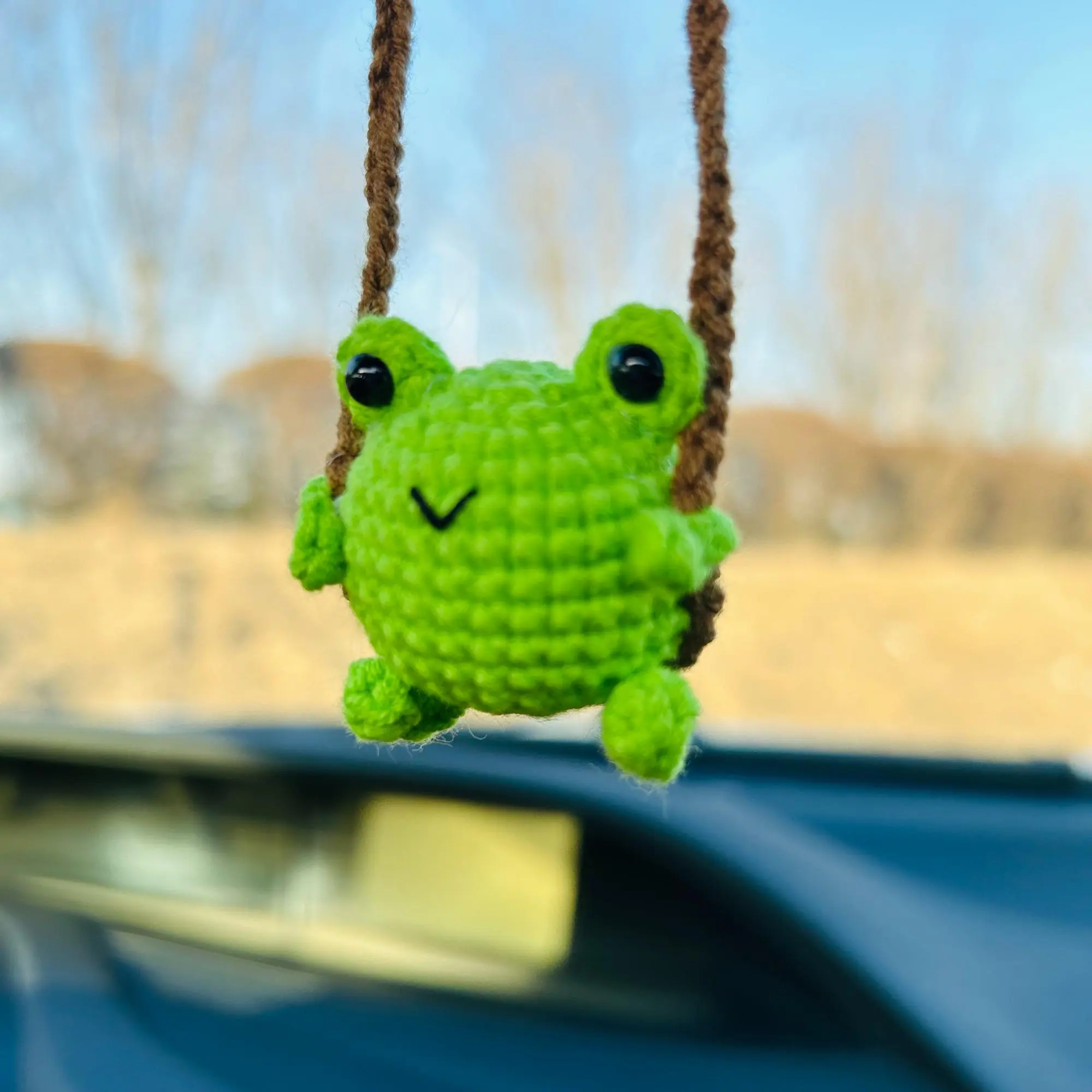 Car Hanging Decoration, Car Hanger Ornament, Car Interior Decoration, Car Interior Ornaments, Multipurpose Cute Frog Design Car Hanging Ornament, Universal Hanging Pendant for Car Home Office, Car Accessory, Car Accessories Cute, Car Decorations