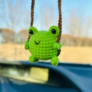 Car Hanging Decoration, Car Interior Decoration, Multipurpose Cute Frog Design Car Hanging Ornament, Universal Hanging Pendant for Car Home Office