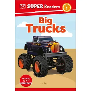 USED-DK Super Readers Level 1 Big Trucks by DK (Paperback)
