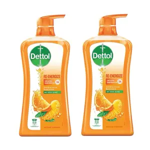Dettol Re-energize Bodywash 950g Limited Edition - Antibacterial Satsuma & Orange Scented Shower Gel