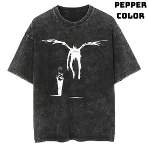 Light & Ryuk Keeper of Death Vintage Graphic Tees, Light Yagami Tshirt, Death Note Shirt, Anime Clothing, Unisex Manga Anime T-Shirt, Shirt For Men Women Crew Neck Casual Top Menswear Womenswear Streetwear