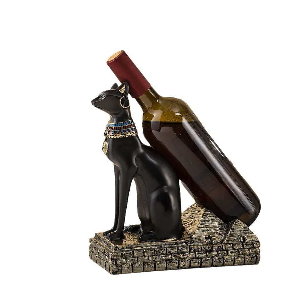 Egyptian Anubis Beverage Display Shelf, Stylish Bottle Storage Rack,  Kitchen & Party