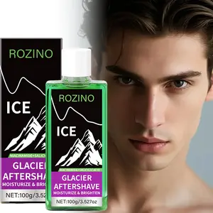 ROZINO 100g Ice Cold Glacier Aftershave with Niacinamide & Salicylic Acid Moisturizes Brightens Skin Post Shave Care Refreshing Experience