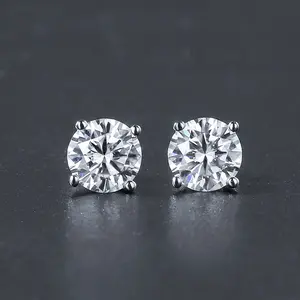 classic style earring Hypoallergenic 6 Premium Cubic Zirconia Studs