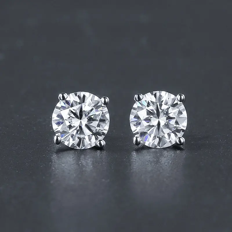 classic style earring Hypoallergenic 6 Premium Cubic Zirconia Studs