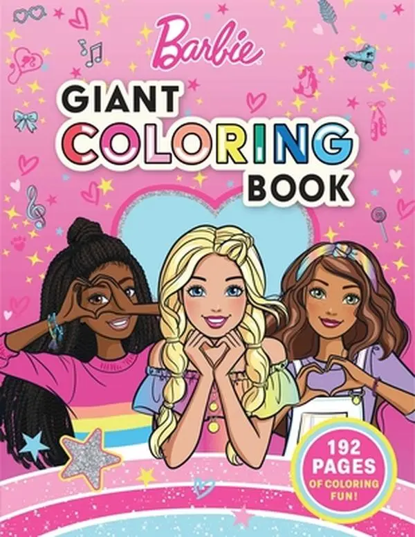 Barbie: Giant Coloring Book -- Mattel, Paperback