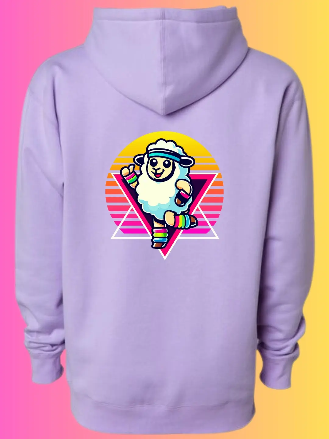 Retro Workout Sheep Hoodie – FlockTV Limited Edition