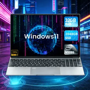 Gaming Laptop,15.6 inch Laptop Computers, N5095 Processor, 32GB DDR4 512GB/1TB/2TB SSD, FHD 1920 * 1080 Display,Fingerprint Unlock, BacklitKeyboard,HDMl,Work Computer,laptops Clearance 2026,laptops,Free Mouse Gift
