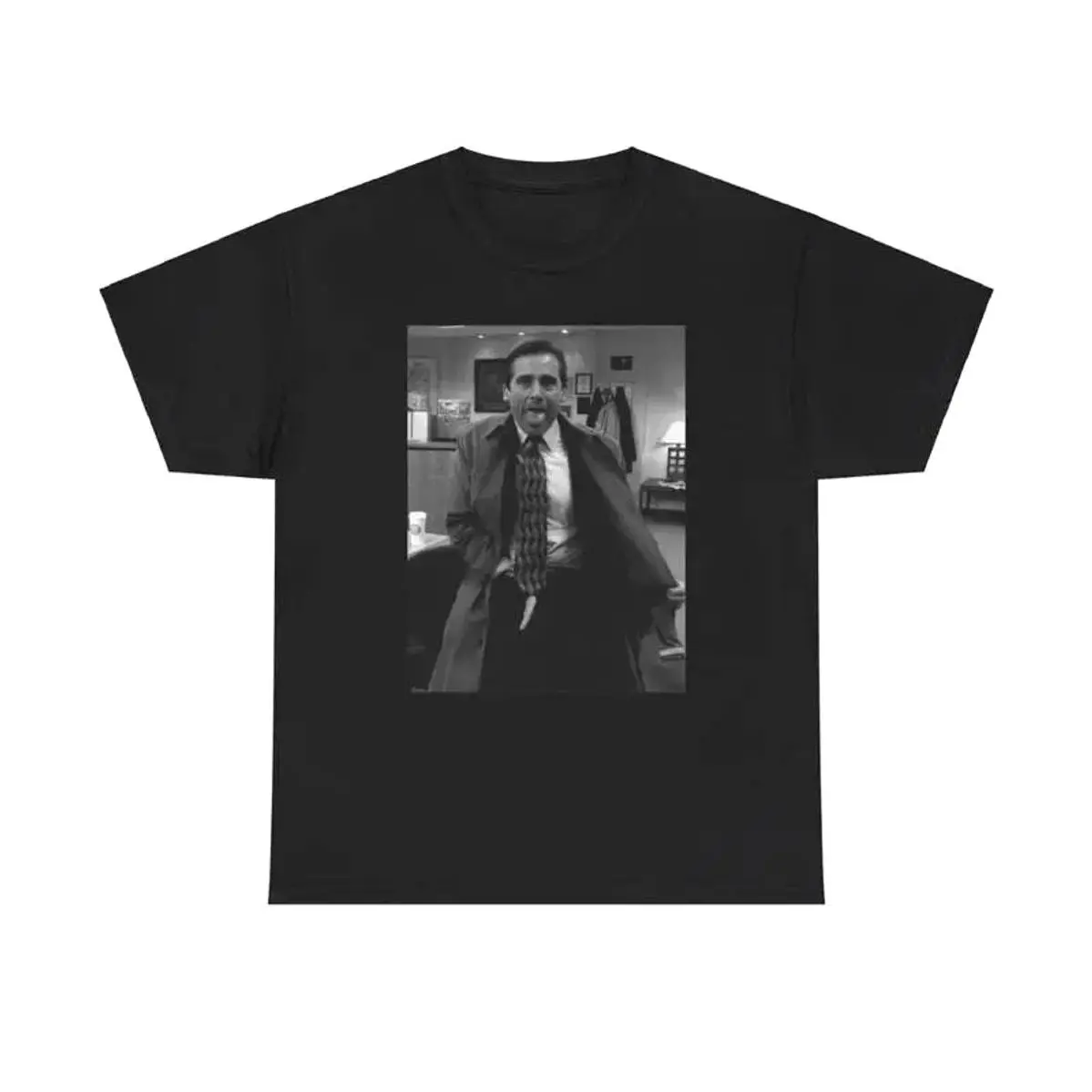 [100% Cotton] Michael Scott T-Shirt The Office Shirt Michael Scott Shirt Funny T-Shirt Tv Show Dwight Schrute Stylish Cotton for Men & Women