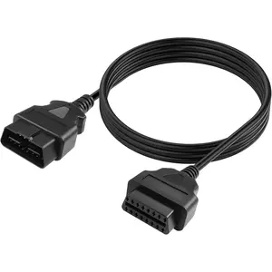 Pin OBD Extension Cable .FT OBD II Male to Female Car Diagnostic Extender Adapter for OBD OBD Scan Tool Scanner OBD Vehicles