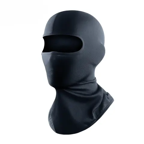 Unisex Cooling Breathable Balaclava Ski Mask - Minimalist, Wrinkle-Resistant, UV-Shield, Quick-Dry, Dustproof, Machine-Washable, Converts to Wristbands, 1-Size Neck Gaiter for Motorcycle Gear, Hiking, Climbing
