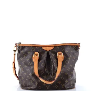 Pre-owned Louis Vuitton Canvas Coated Tote Bags REBAG Palermo Handbag Monogram Canvas PM by Rebag