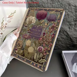 1 Piece Protective Folio Tablet Case with Pen Holder for iPad 10.9/Pro11/10th/iPad7/8/iPad Air 4/5/iPad Pro/iPad Air 13(M3 2025)/iPad Air 11(M3 2025)/iPad Air 11(M3 2025)/iPad 11(A16 2025), Auto Sleep/Wake Function/Stylish Tablet Accessories Tablet Casing