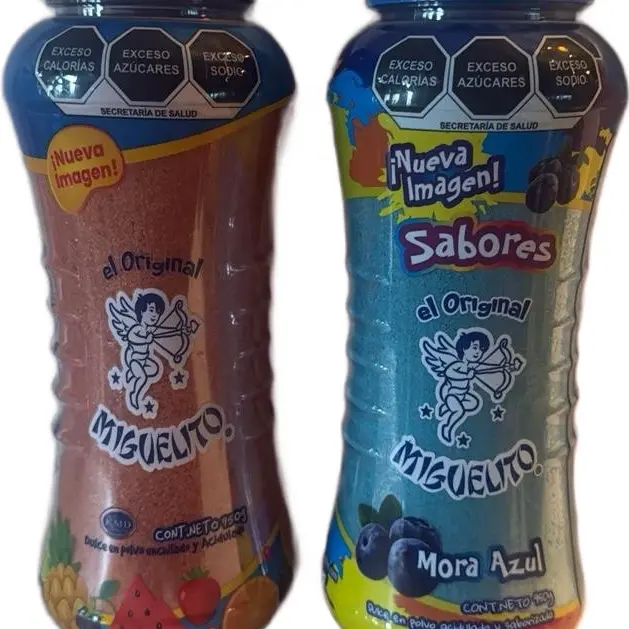 El Original Miguelito. Bottle of 950 grams . Original or Mora Azul.