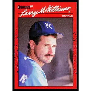 Larry McWilliams 1990 Donruss #709 Kansas City Royals