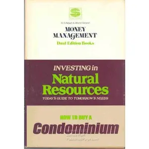 USED Book - Investing in Natural Resources: Today's guide to tomorrow's needs (U.S. news & world report money management library) by Walter Lewellyn Youngquist (Hardcover) - english