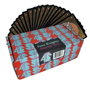 Four Knights MTG Starter Collection Booster Box - 500+ Unique Assorted C/UC with Rares, Foils, and Mythic - Compatible with Magic