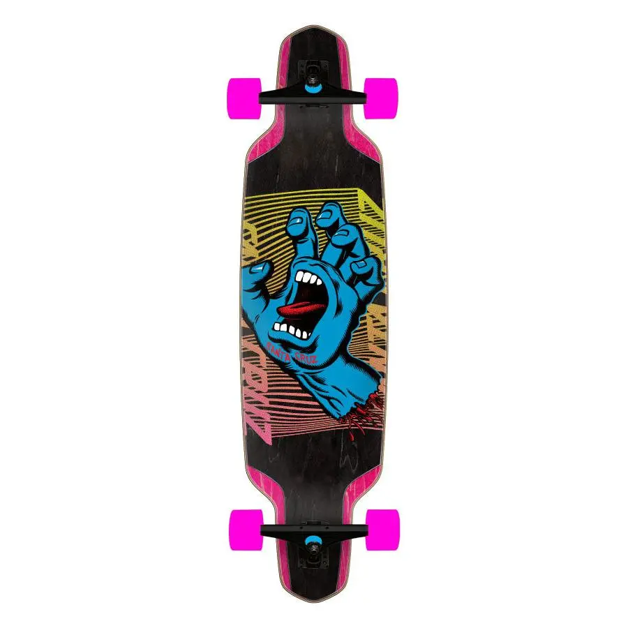 9.50in Split Hand Santa Cruz Drop Down Longboard 9.50in Split Hand Santa Cruz Drop Down Longboard
