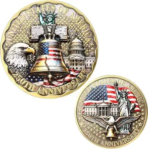 1776 America Anniversary Challenge Coin, Women Veterans Tribute Metal Token, Vintage Souvenir Gift for Coin Collectors and Patriots