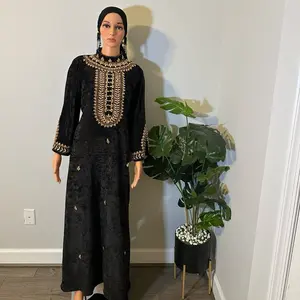 Golden Glow Velvet Maxi Dress