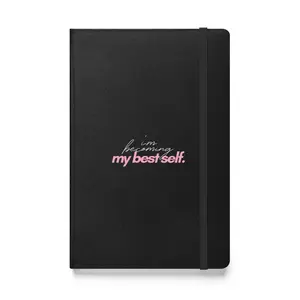 "Becoming my best self" Hardcover bound notebook