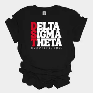 Delta Sigma Theta Sorority Inc. Unisex Softstyle T-Shirt, 1913 Graphic Tee, Greek Life Apparel, Sorority Pride Shirt, Casual Everyday Outfit, Soft Cotton Comfort, Gift for Sorority Sisters
