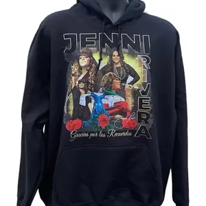 Jenni Rivera Hoodie, Fashion Cotton, Full Size, Full Colors, For Women