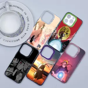 N-Naruto Phone Case For iPhone 17 16 15 14 13 12 11 Pro Max Plus Phone Case, Multi-Tone Metallic Finish Effect, Flexible TPU Material, Slim Shockproof Protective Cover, Scratch and Fingerprint Resistant