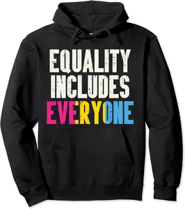 Equality Include Everyone Pansexual Pan Pride Flag Men Women Pullover Hoodie - Alizejaqua Shop 81B09473348H