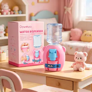 1 box — Realistic mini water dispenser toy for pretend play, can dispense drinks, early learning fun toy