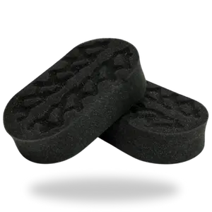 Tuff Industries Tire Sponge Applicator (2pk) - Black Sponge Applicator for Tire Cleaning and Maintenance