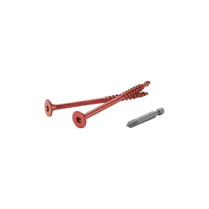 Fastenmaster 5915178 Flatlok No. 14 x 2.88 in. No.40 Torx ttap Flat Head Epoxy Carbon Steel Wood Screws - 500 Piece