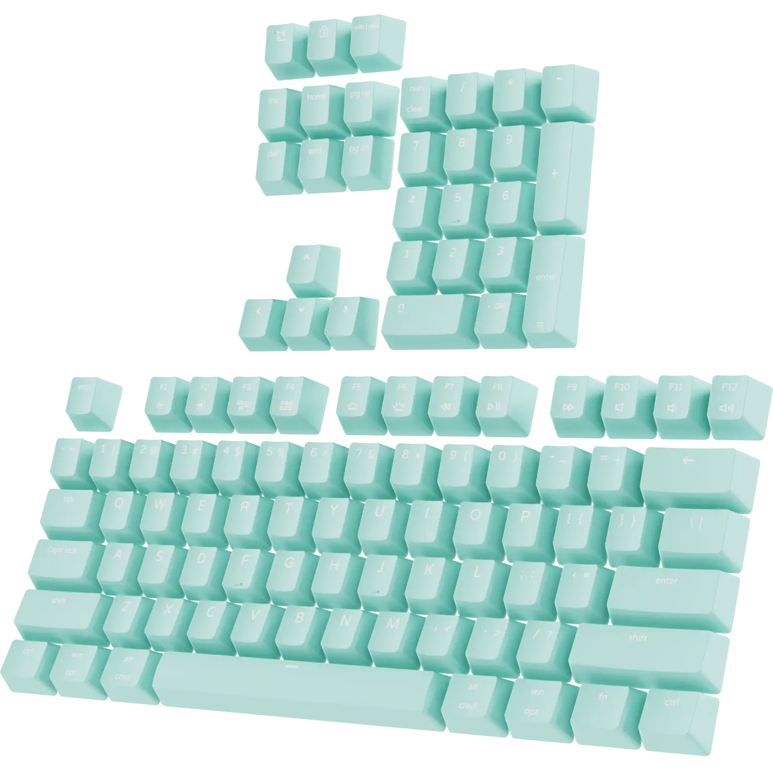 Ultra Custom Full Keycap Set - Double Shot PBT Shine Through