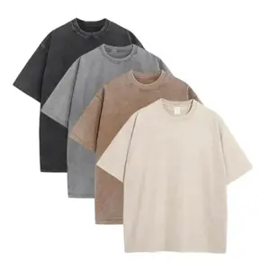 3 Pack Oversized Tshirts Gym Vintage Heavyweight T Shirts Cotton Workout Acid Wash Baggy TeesGift