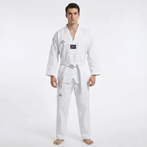 TEKA TAEKWONDO UNIFORM WITH FREE BELT FOR LIGHTWEIGHT 8-OZ