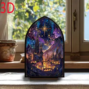 3D, Velaris City of Starlight Suncatcher Nook, Velaris Suncatcher Candle Holder, Gift Nook, The Night Court ( Candles not included )