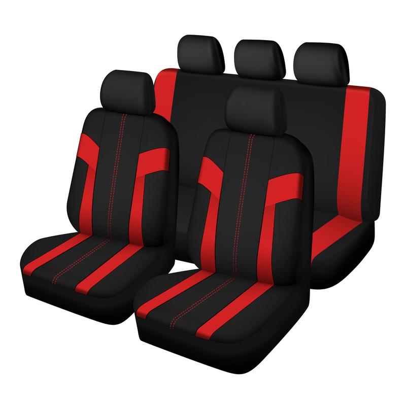 TOYOUN Automobiles Seat Covers Full Car Seat Cover Universal Fit Interior Accessories Protector Color Gray Car-Styling