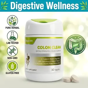 Kingscom Colon Cleanse, Digestive Cleansing, Herbal Formula for Gut Health, Boost Gut Immunity
