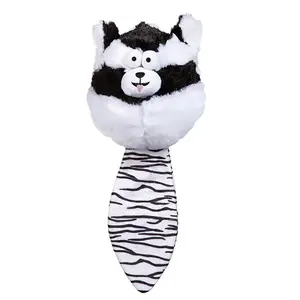 Zanies  Funny Furry Fatties Dog Toy - Skunk - One Size