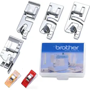 Narrow Rolled Hem Presser Foot 1/4" Quilting Patchwork Foot Sewing Rolled Hem Foot 3/4/6mm Hemming Foot for Sewing Low Shank Snap- , , Babylock, Janome, Etc Sewing Machine