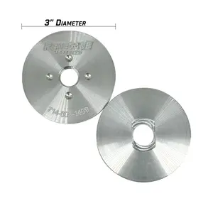 Renegade Products | 3" Mini Safety Flanges for 6" Mini Airway Buffing Wheels – 5/8"-11 Thread, Billet Aluminum Renegade Products | 3" Mini Safety Flanges for 6" Mini Airway Buffing Wheels – 5/8"-11 Thread, Billet Aluminum
