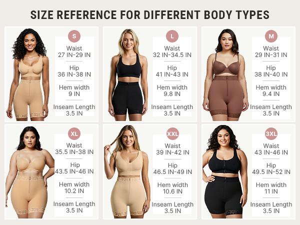 FeelinGirl #live High Waisted body short Shapewear Womens Fajas Colombianas Shapewear Shorts Womenswear Comfort Womenswear Underwear