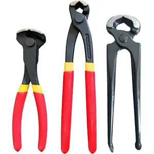 3PCS Nail Set, 7 inch End Cutting Pliers, 8 inch Carpenter's Pincers, 9 inch End Cutting Nippers,nail set, end cutting pliers, carpenter's pincers, wire cutting tools