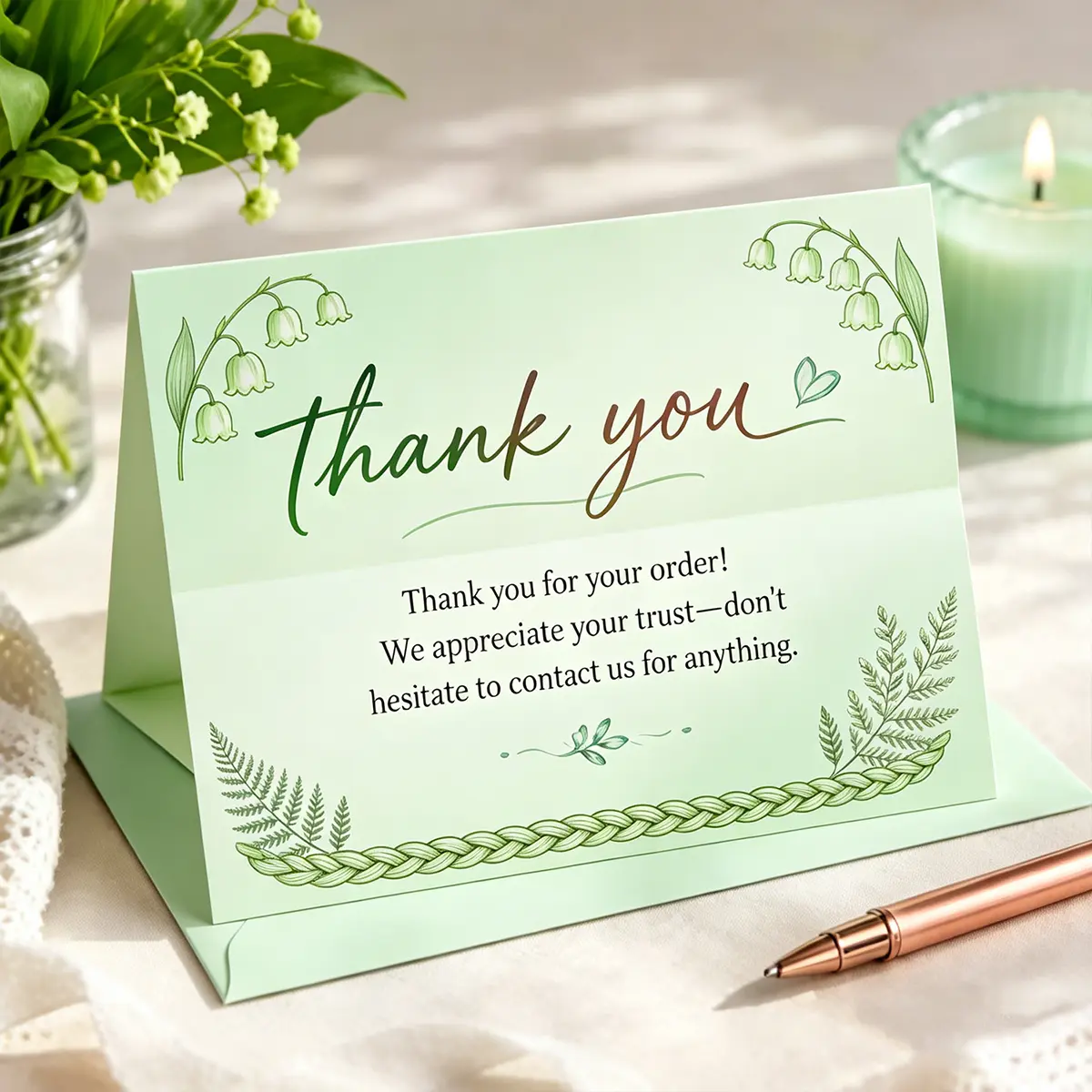 4-SOVS Thank You Card – Complimentary Gift Insert (1 Count)