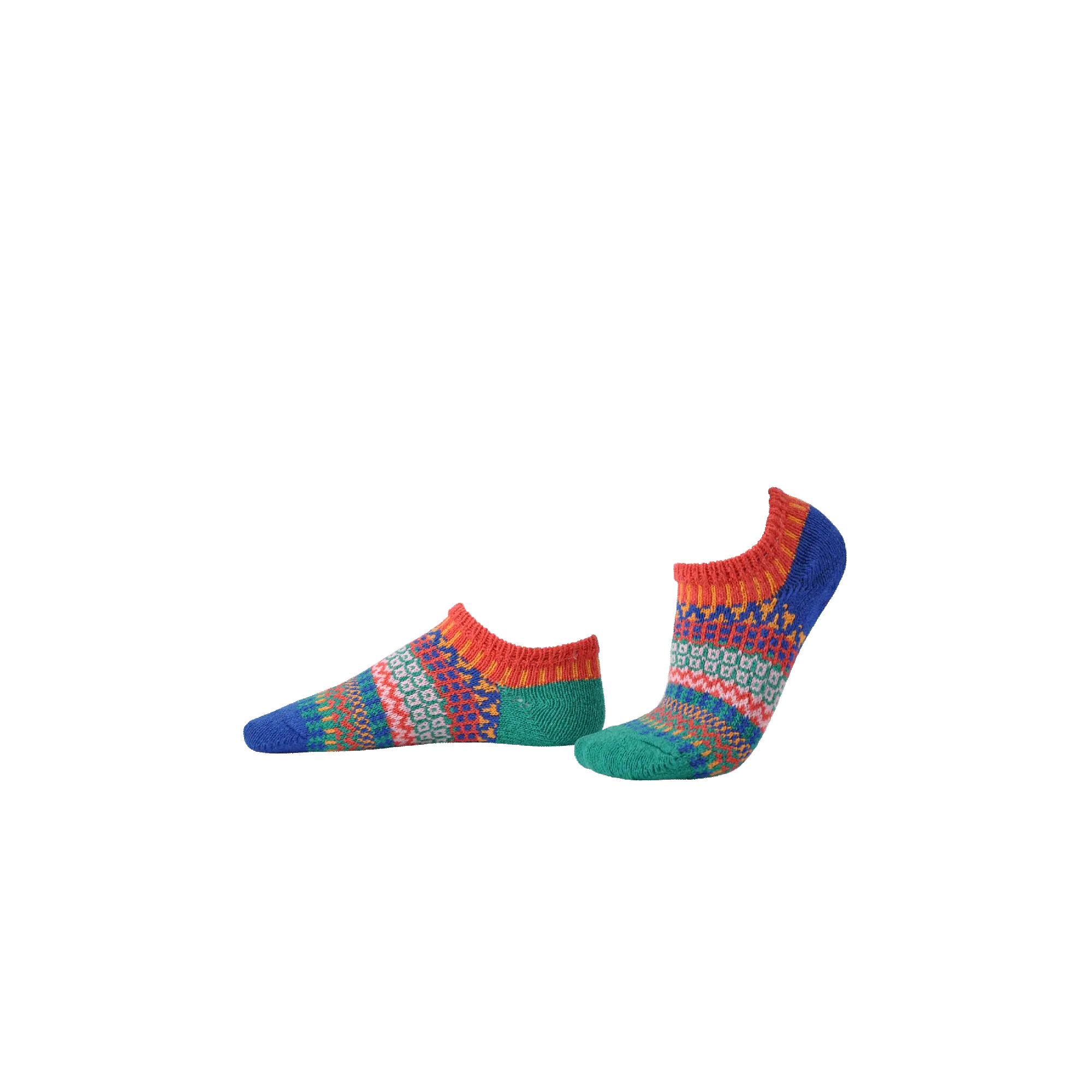 Solmate Socks Cayenne Ankle Socks - Mismatched, Recycled Cotton, Made in USA
