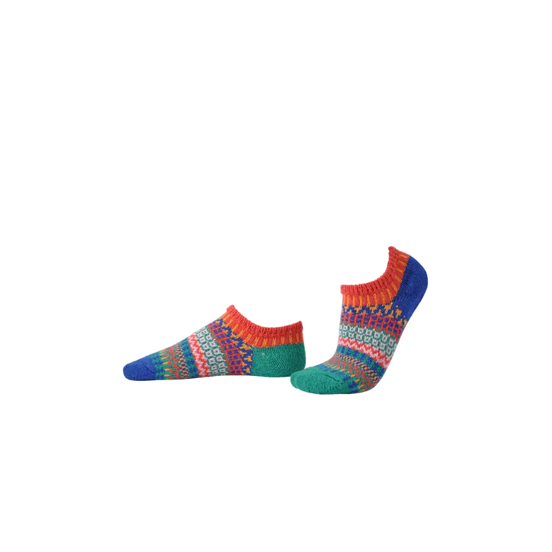 Solmate Socks Cayenne Ankle Socks - Mismatched, Recycled Cotton, Made in USA