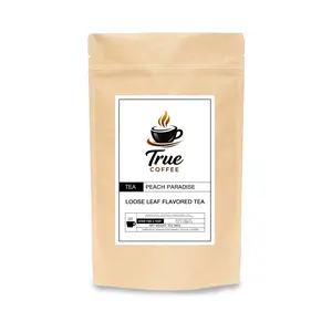 Peach-Flavored Coffee Beverage, Premium Artisanal Brew for Daily Enjoyment