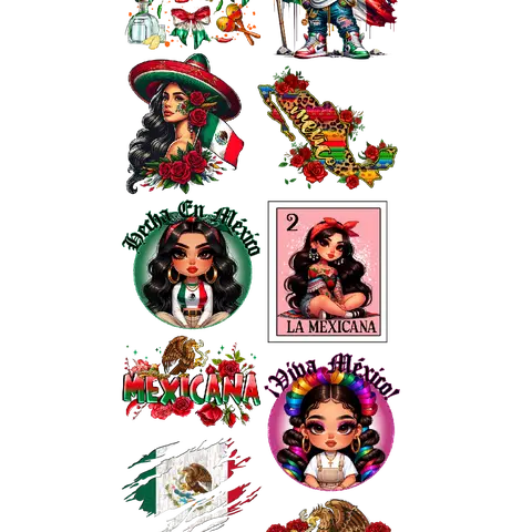 Mexico DTF gangsheet