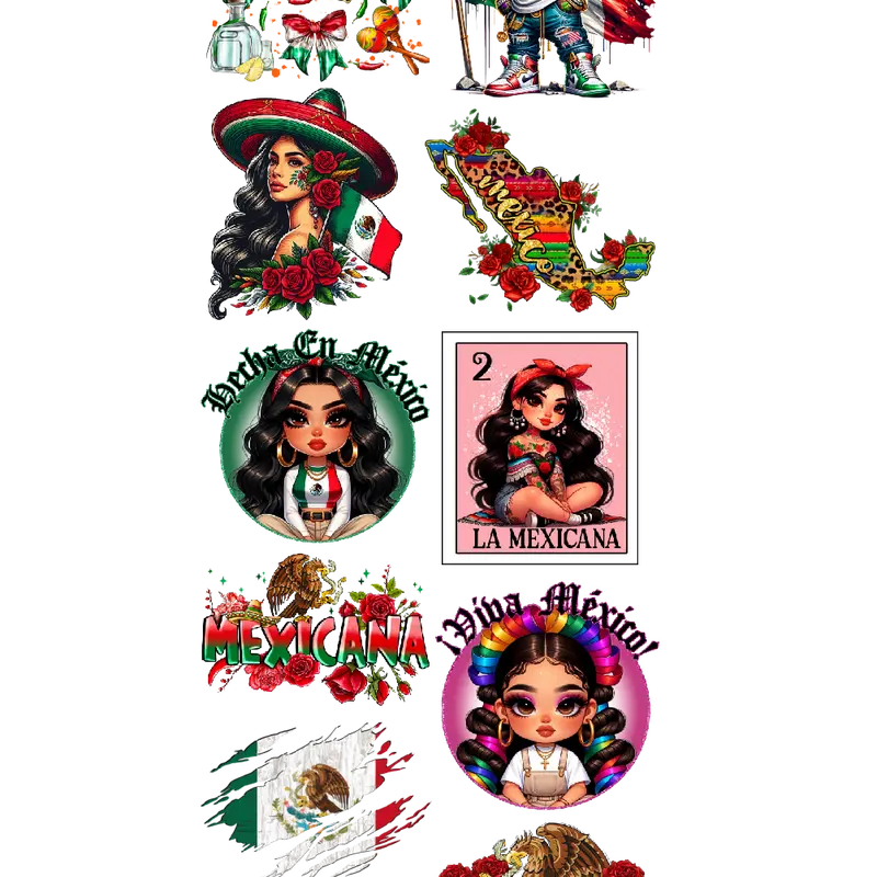 Mexico DTF gangsheet